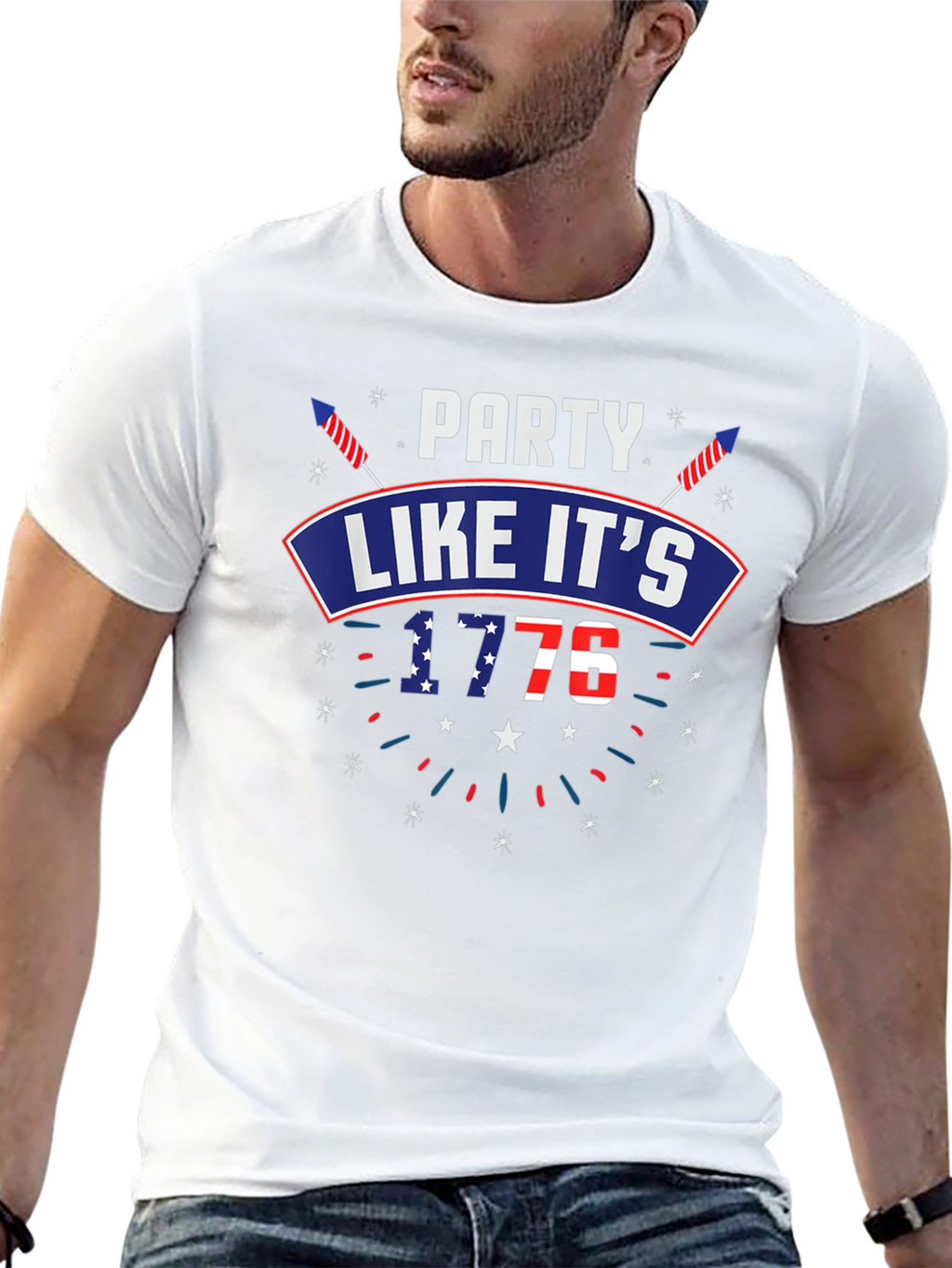 Party Like Its 1776 Patriotic Graphic Tee