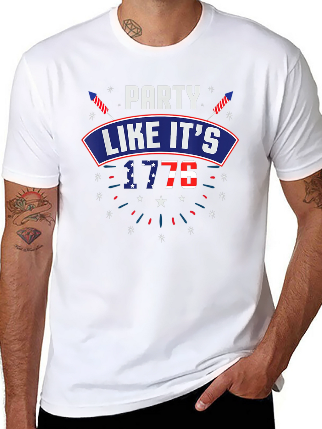 Party Like Its 1776 Patriotic Graphic Tee