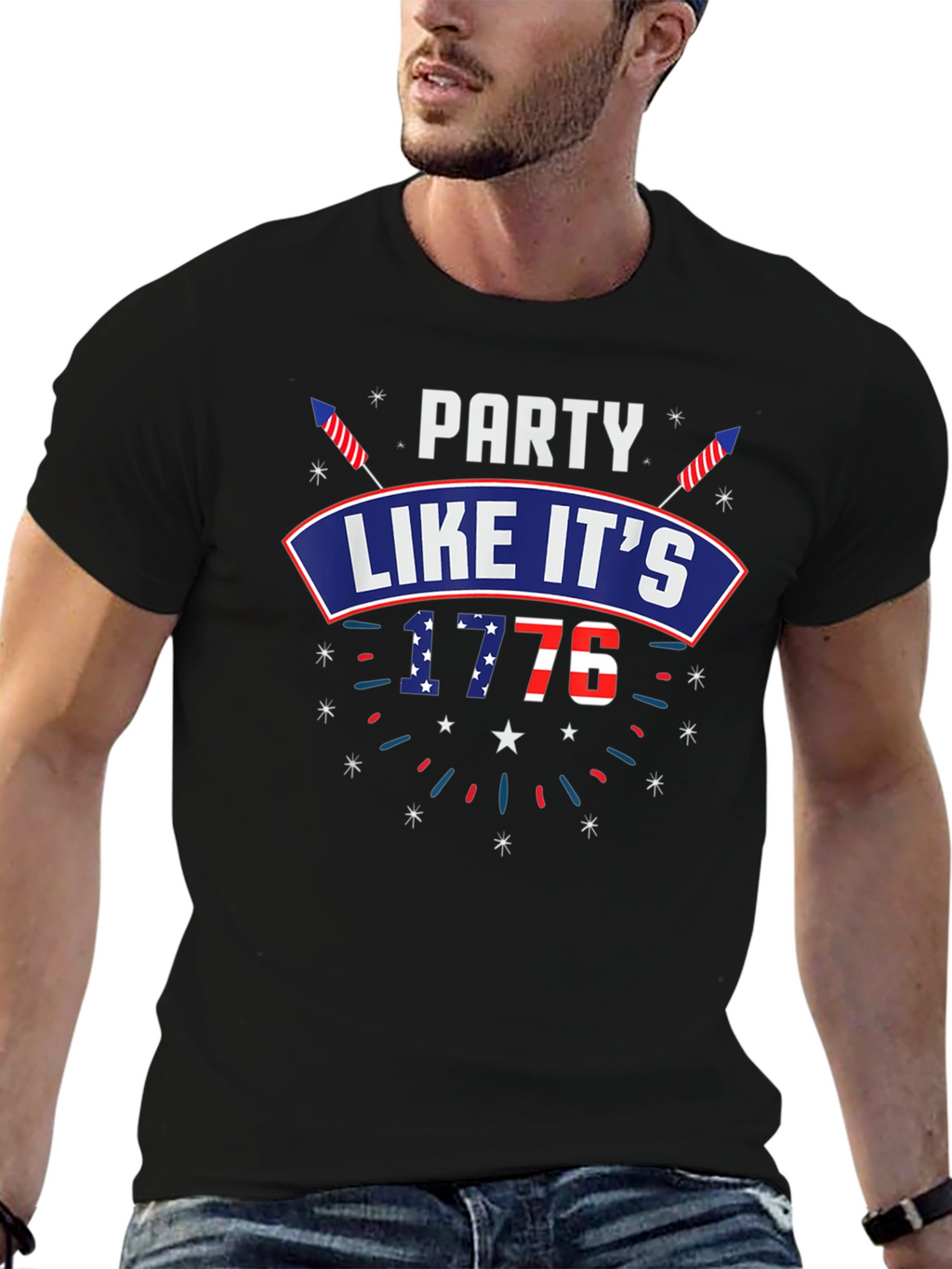 Party Like Its 1776 Patriotic Graphic Tee