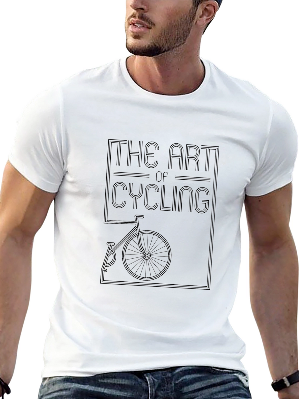 The Art of Cycling Graphic Tee - Black