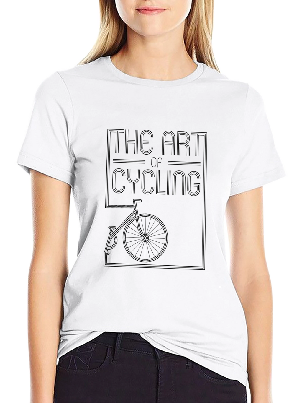 The Art of Cycling Graphic Tee - Black