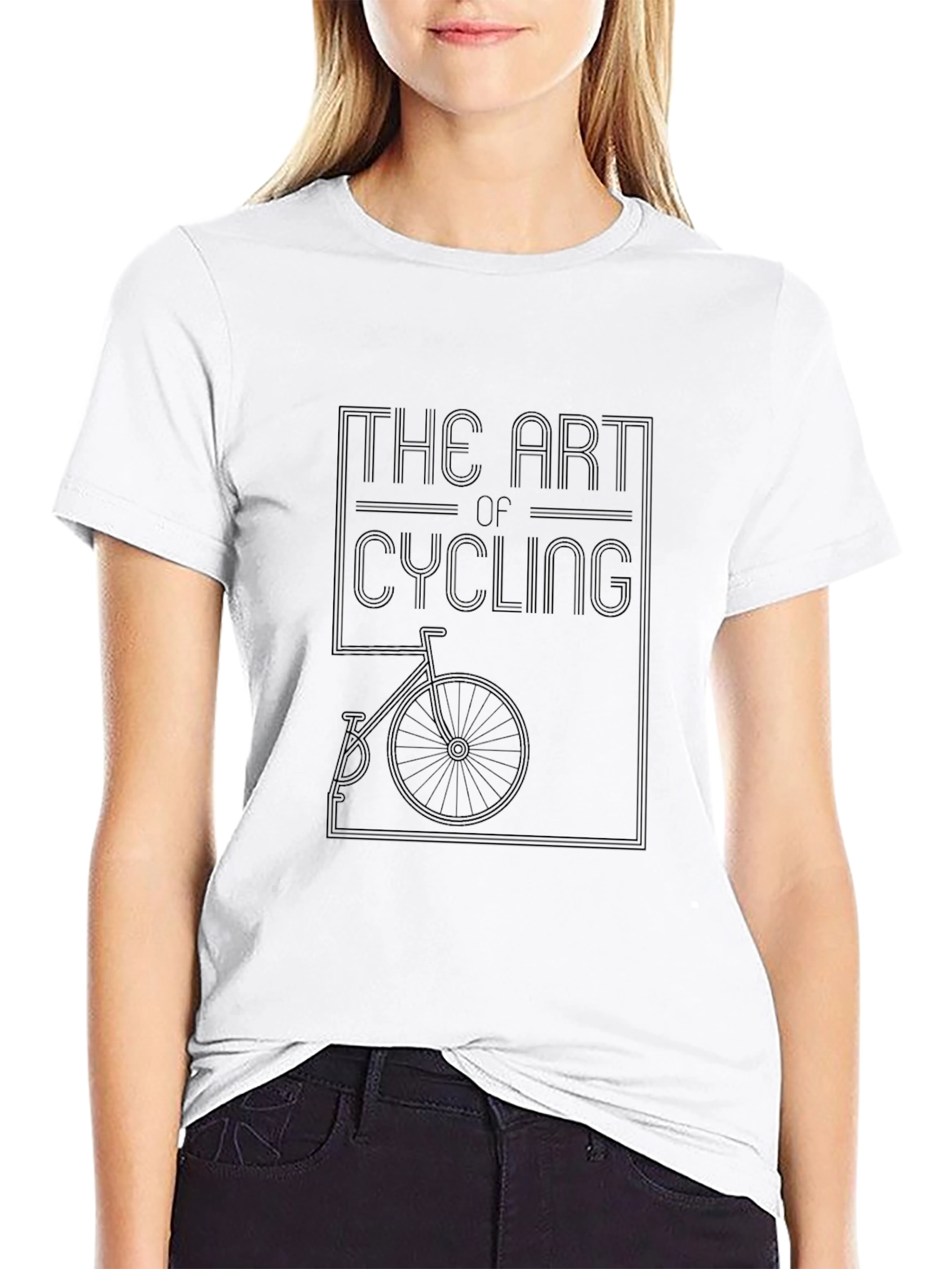 The Art of Cycling Graphic Tee - Black