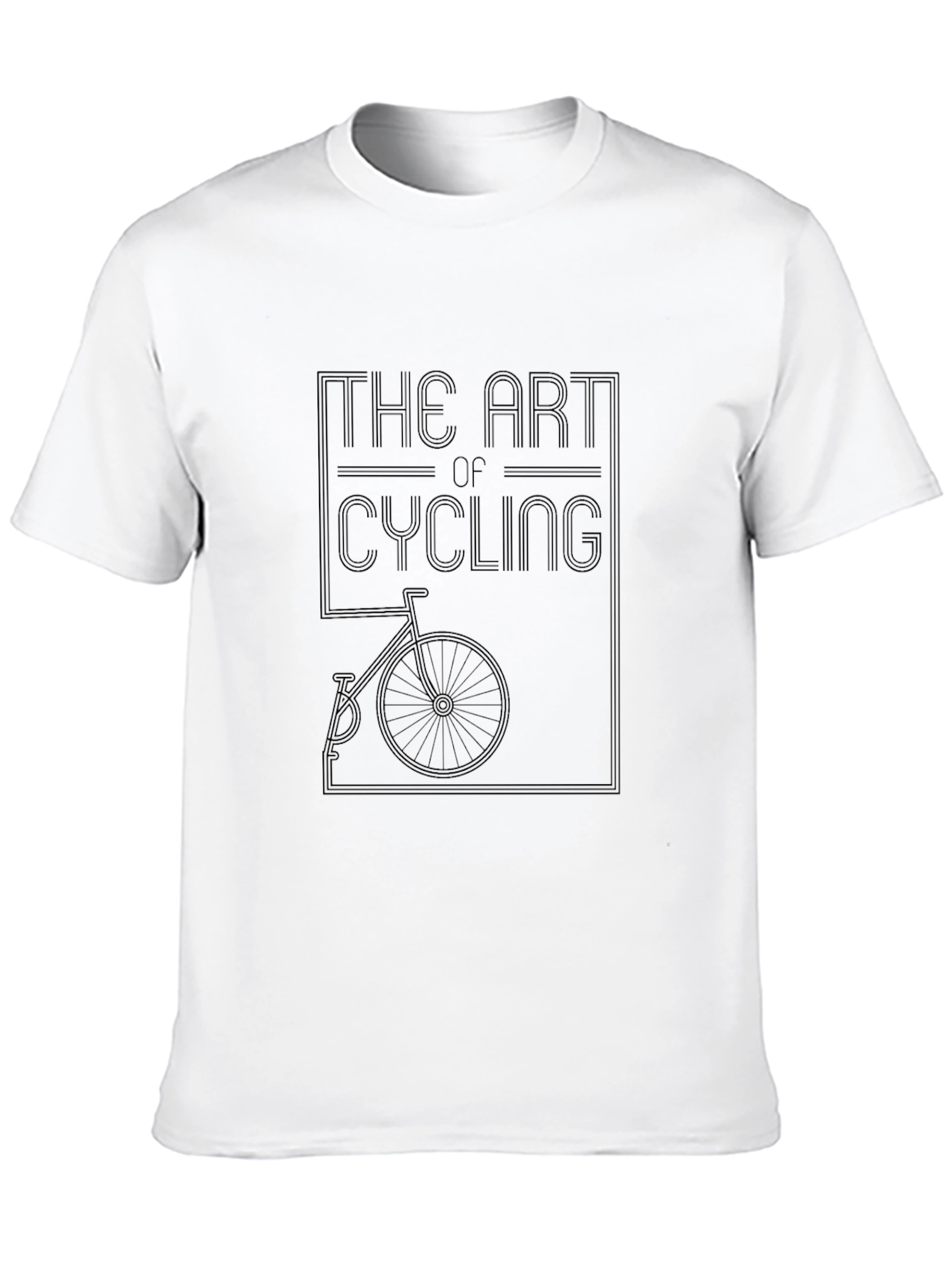 The Art of Cycling Graphic Tee - Black