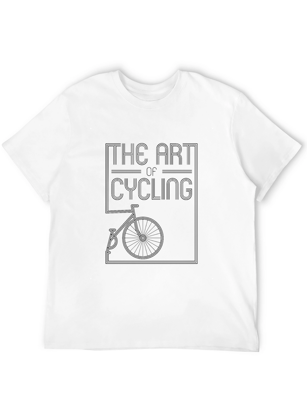 The Art of Cycling Graphic Tee - Black