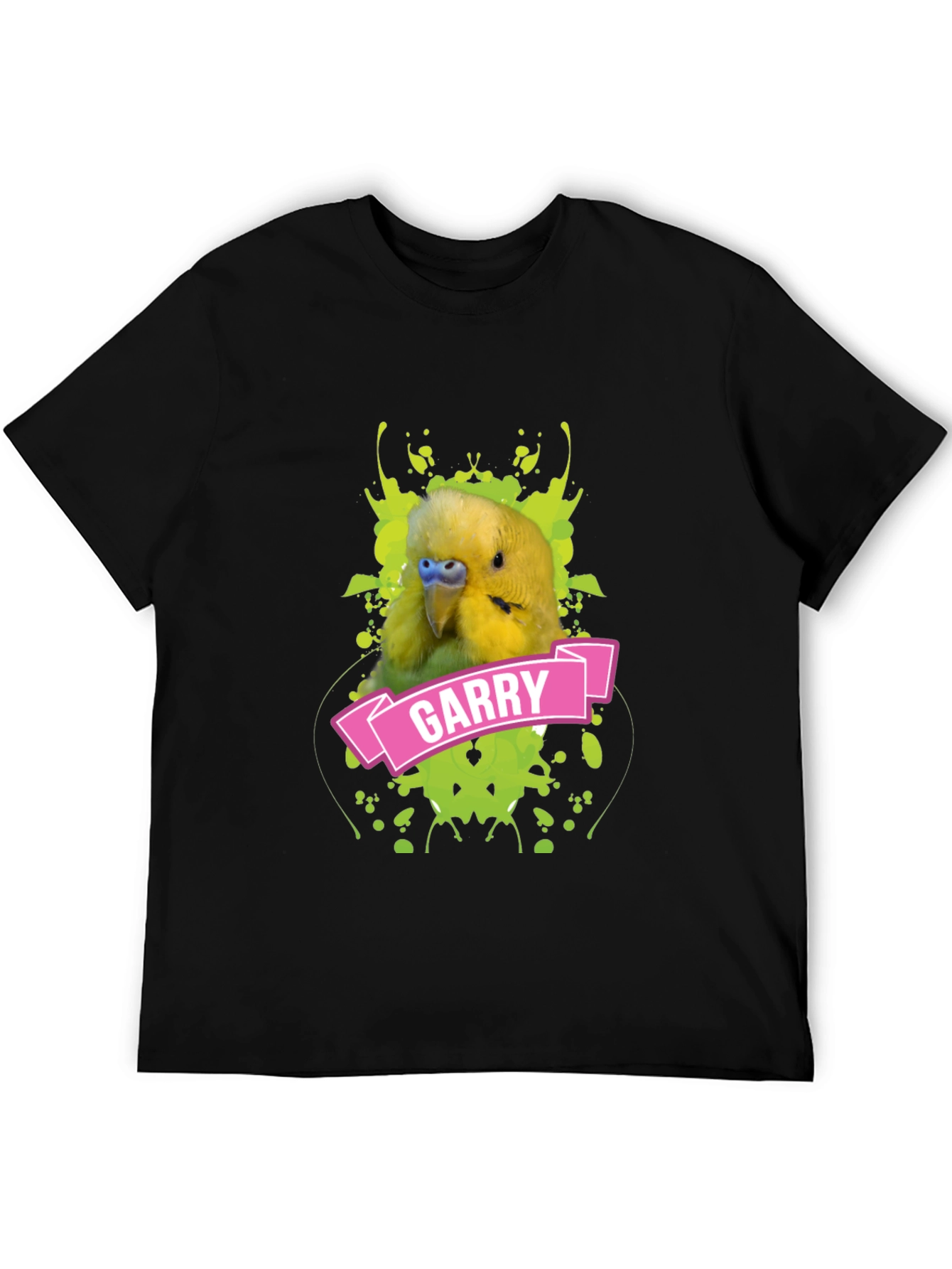 Garry the Budgie T-Shirt - Funny Bird Lover Tee
