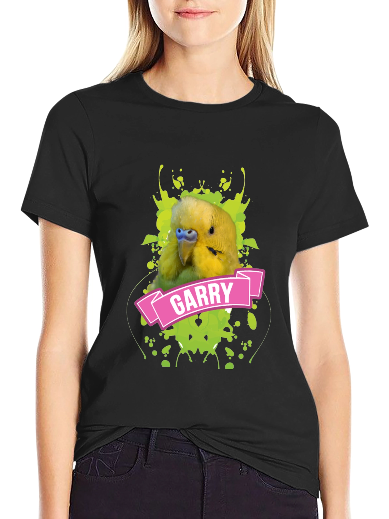 Garry the Budgie T-Shirt - Funny Bird Lover Tee