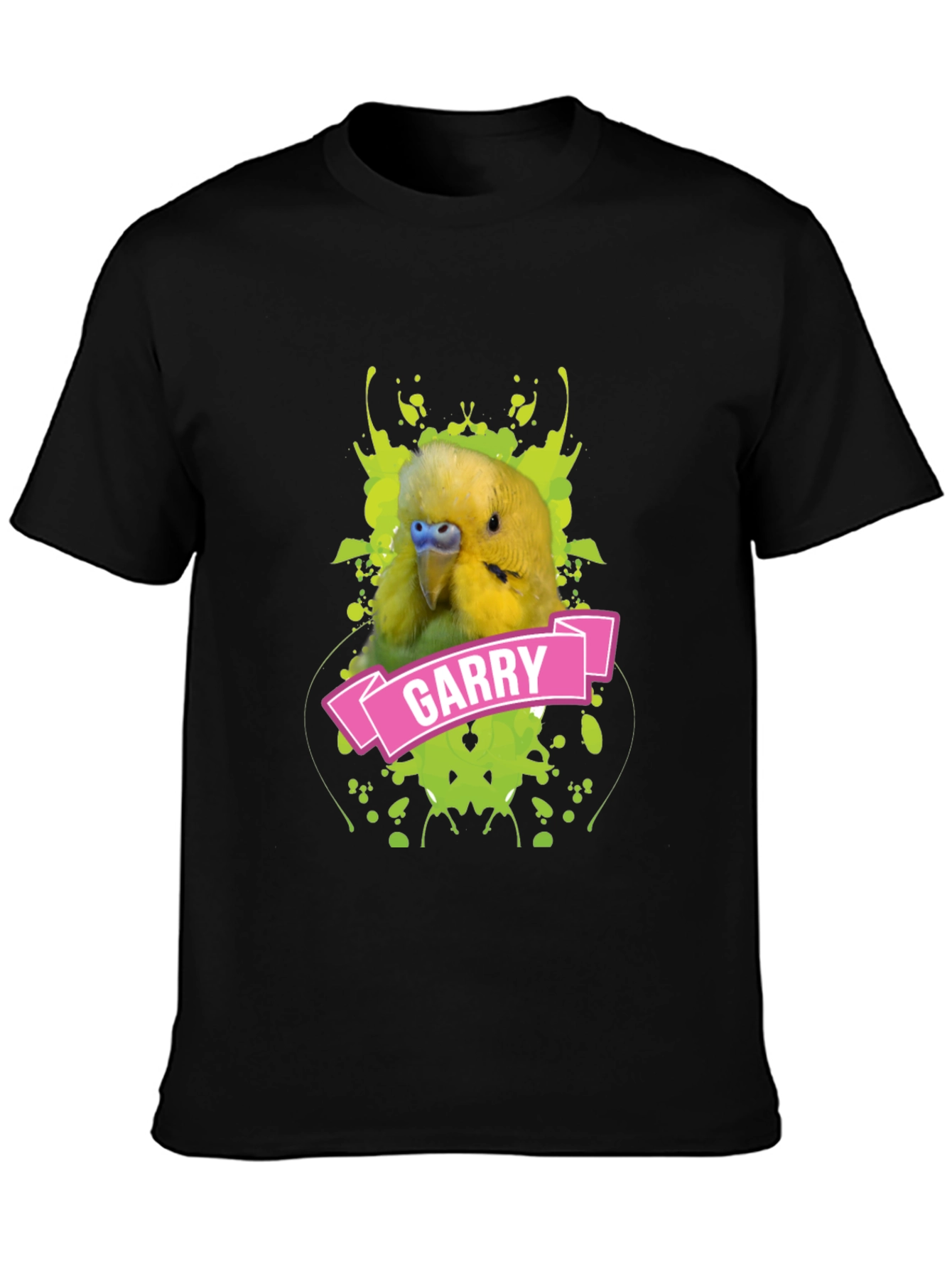 Garry the Budgie T-Shirt - Funny Bird Lover Tee