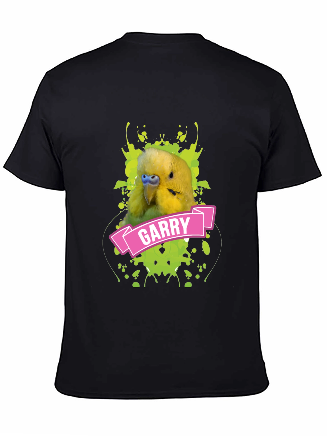 Garry the Budgie T-Shirt - Funny Bird Lover Tee