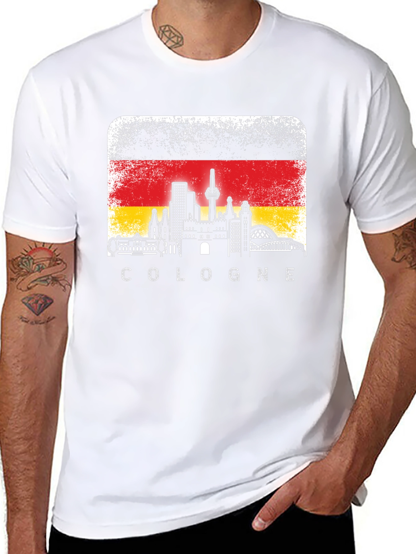 Cologne Skyline T-Shirt - Germany Souvenir Tee