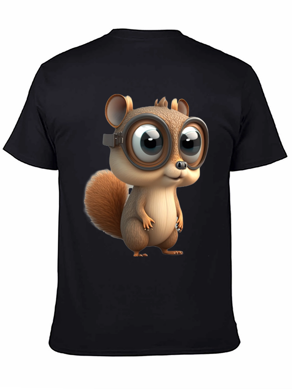Squirrel in Goggles Graphic T-Shirt