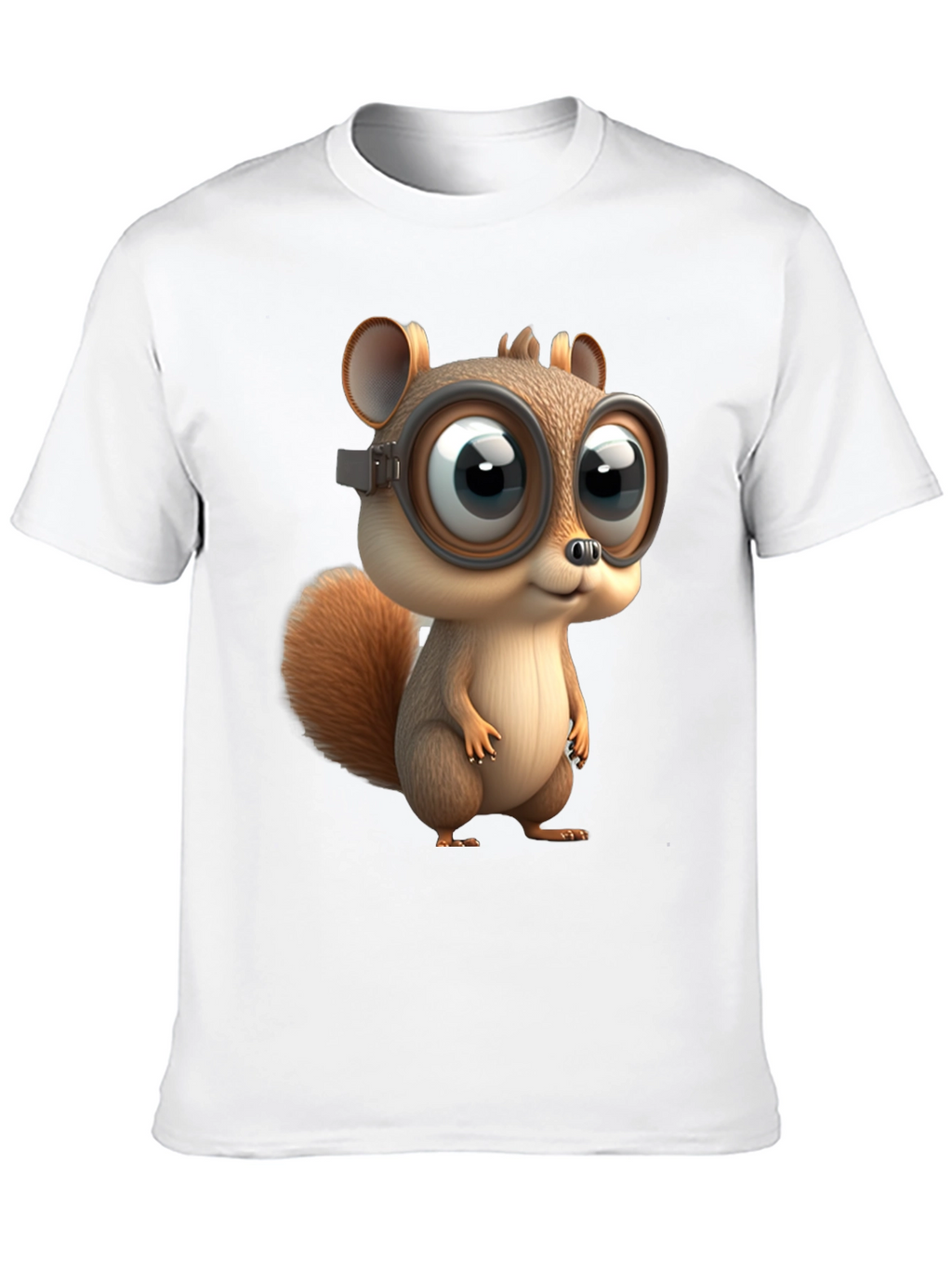 Squirrel in Goggles Graphic T-Shirt