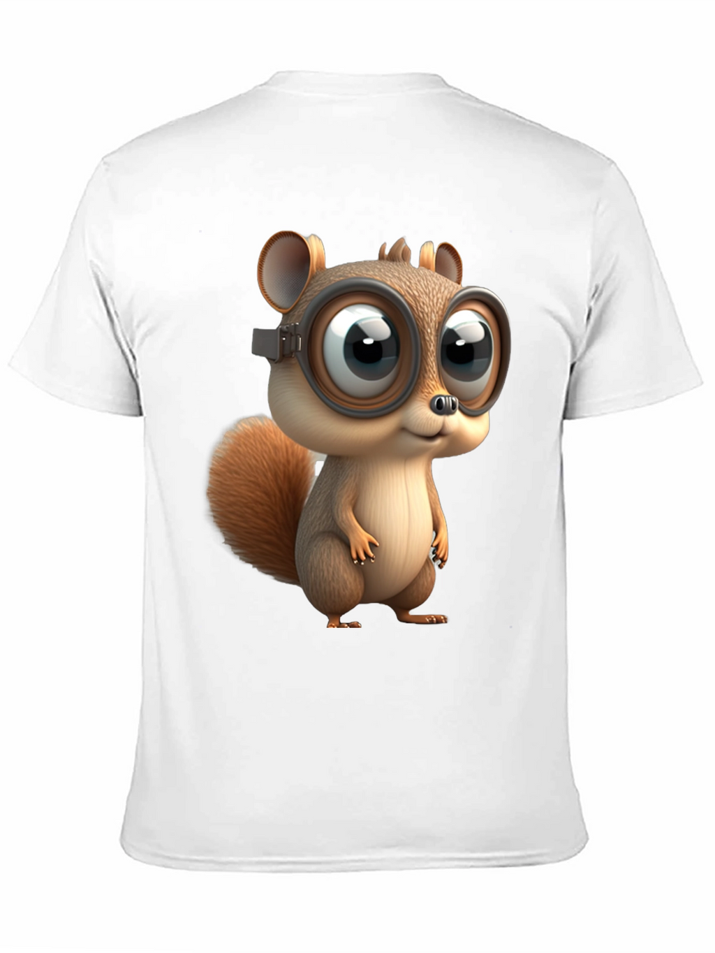 Squirrel in Goggles Graphic T-Shirt