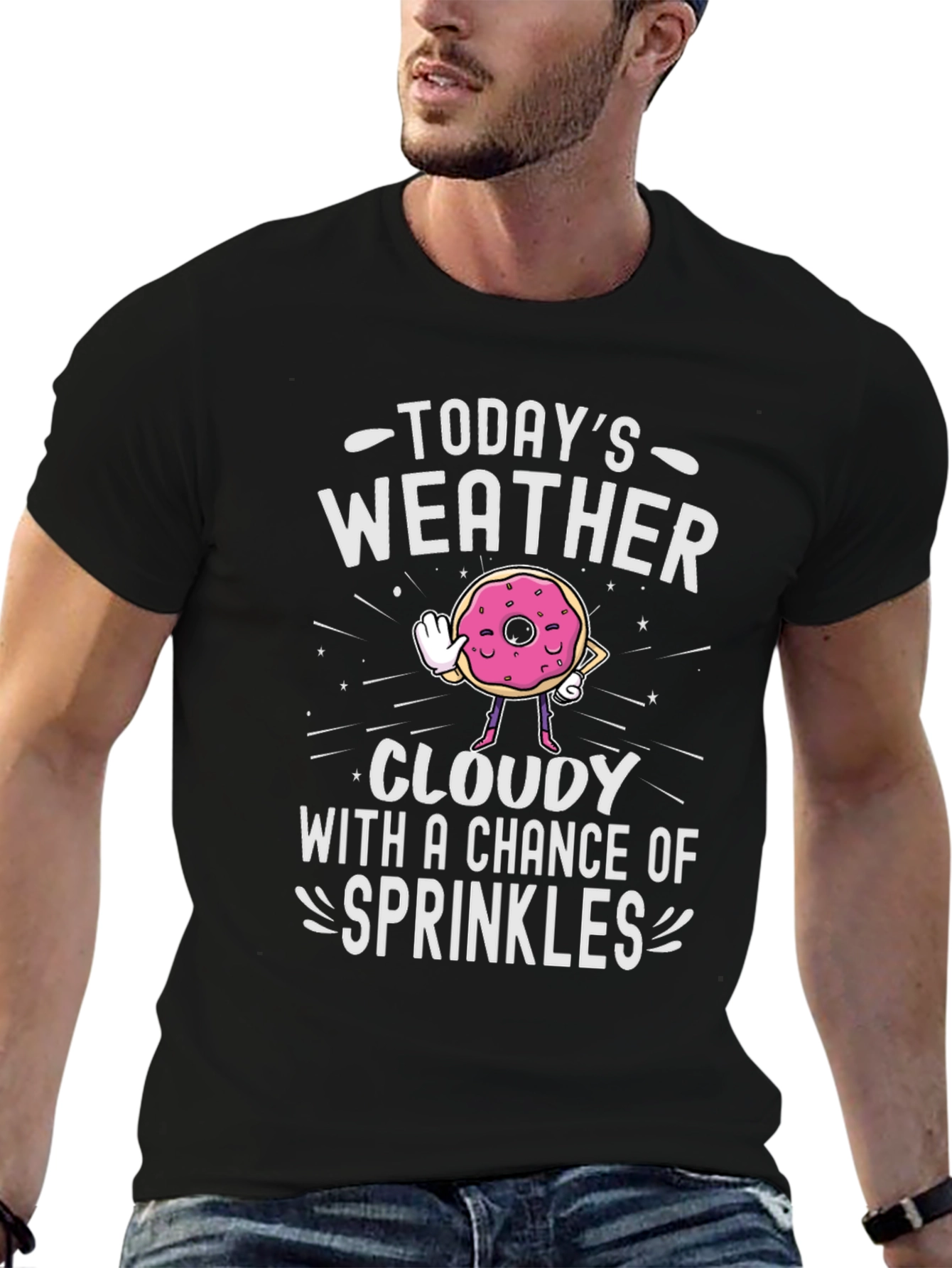 Todays Weather Donut Graphic Tee