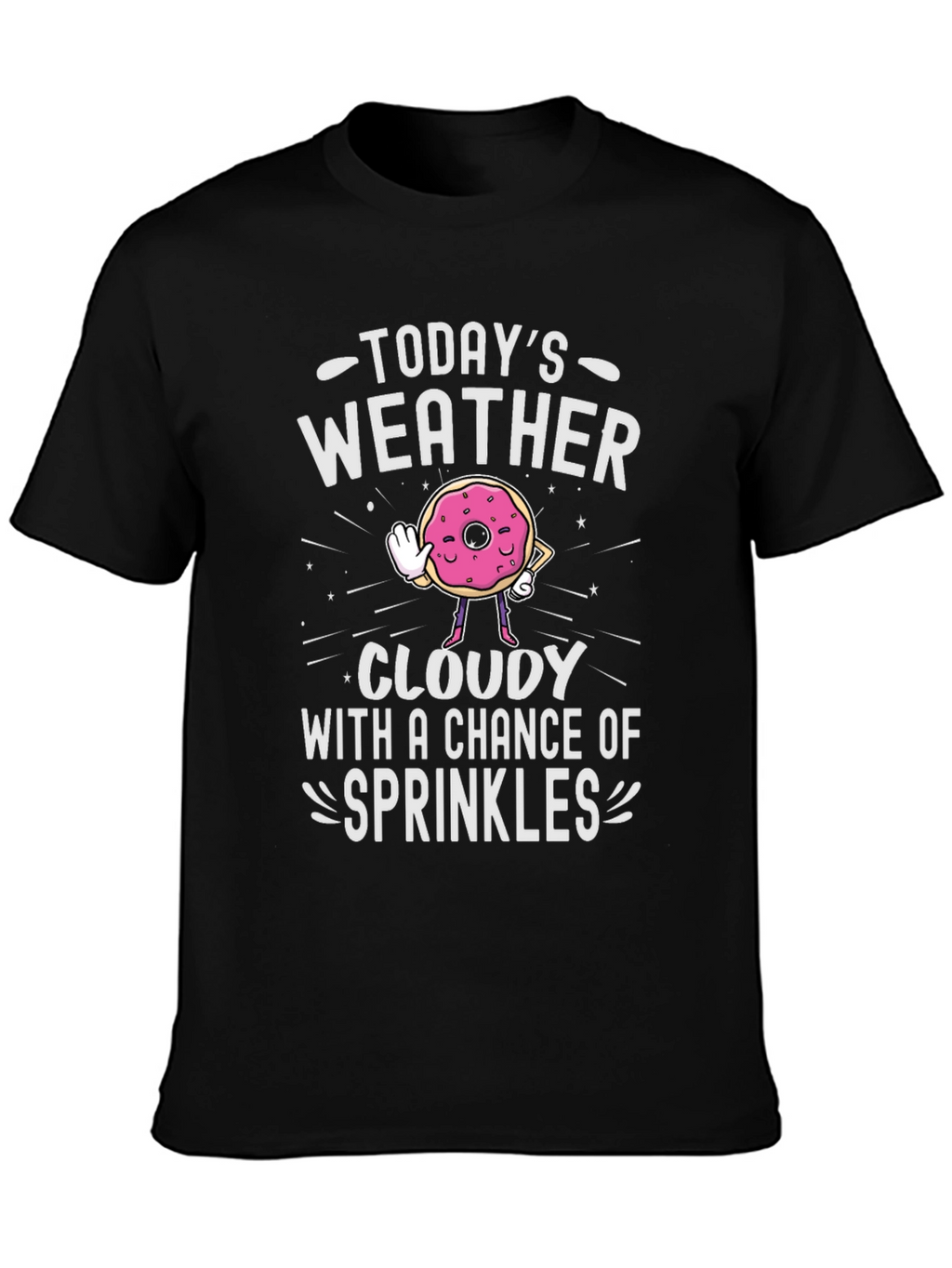Todays Weather Donut Graphic Tee