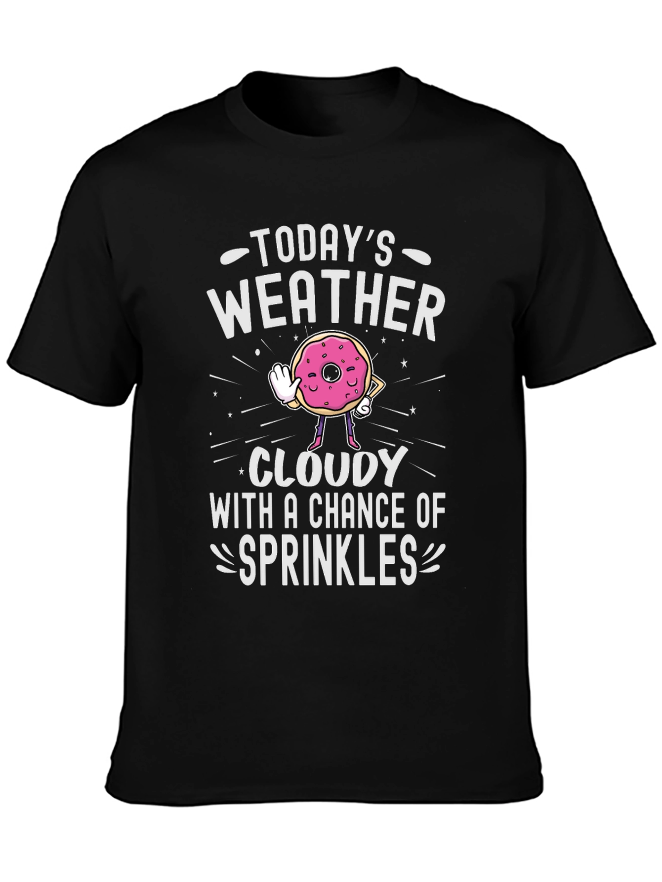 Todays Weather Donut Graphic Tee