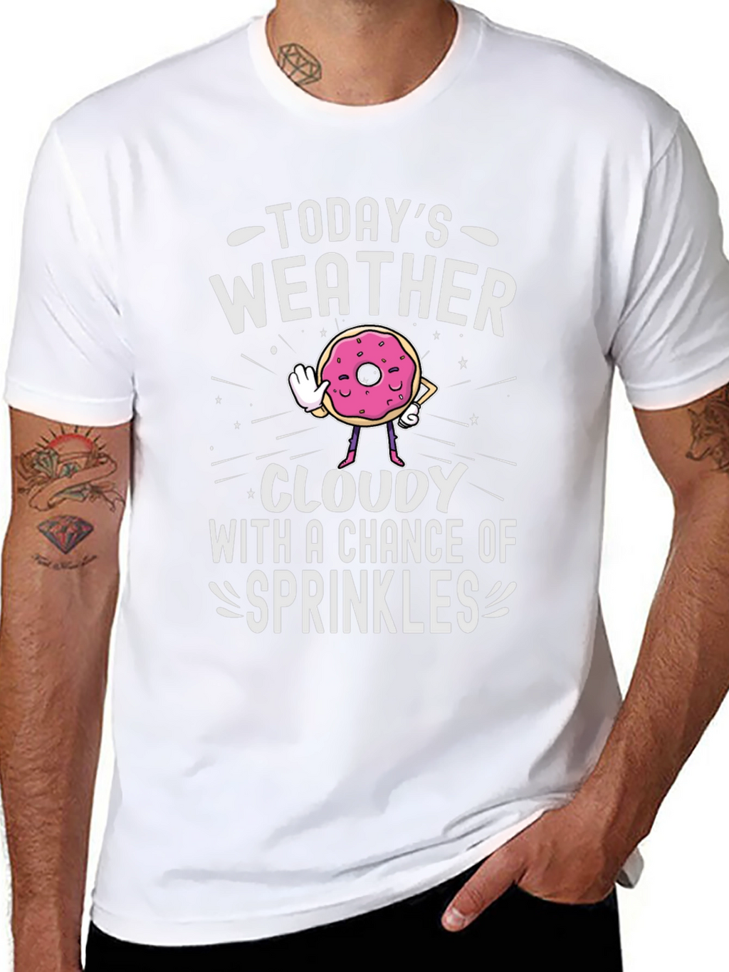 Todays Weather Donut Graphic Tee