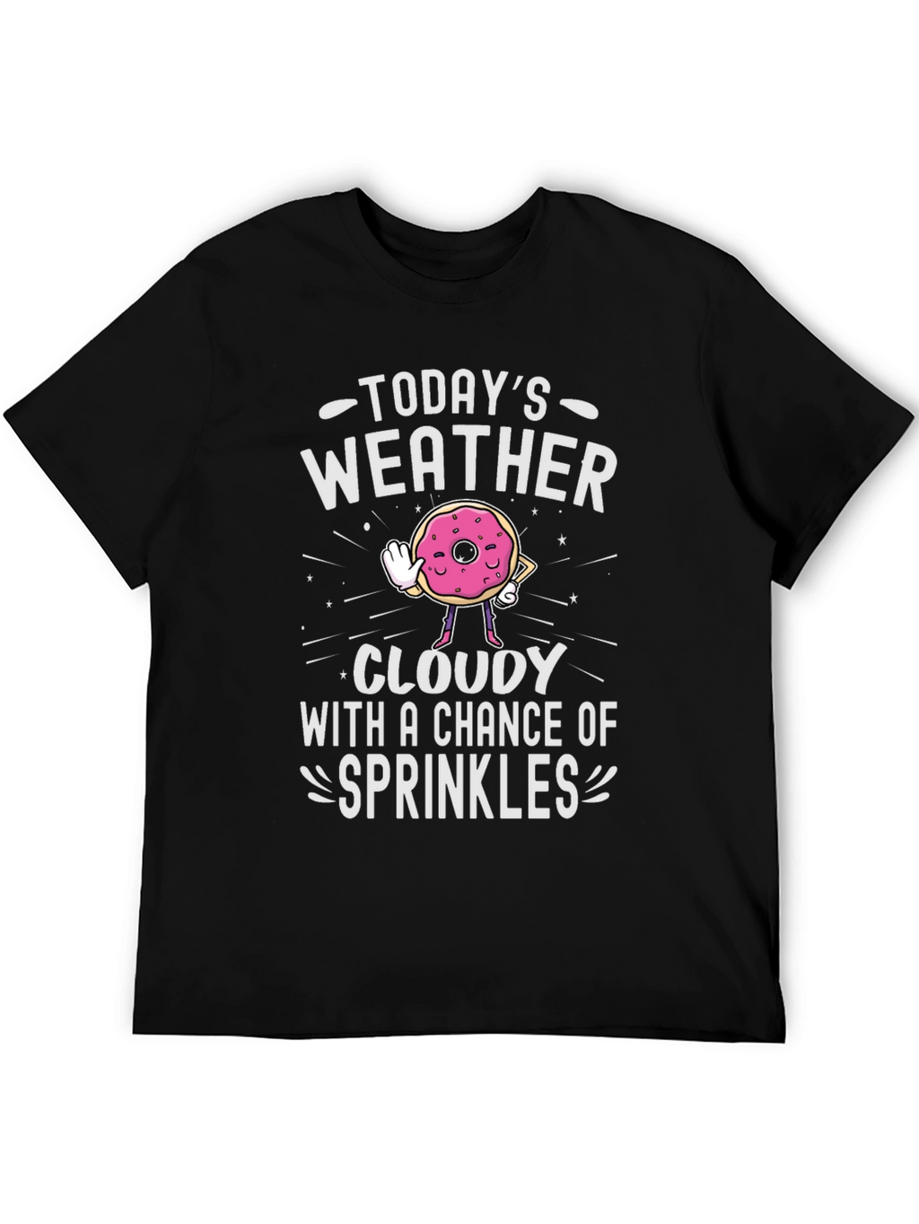 Todays Weather Donut Graphic Tee