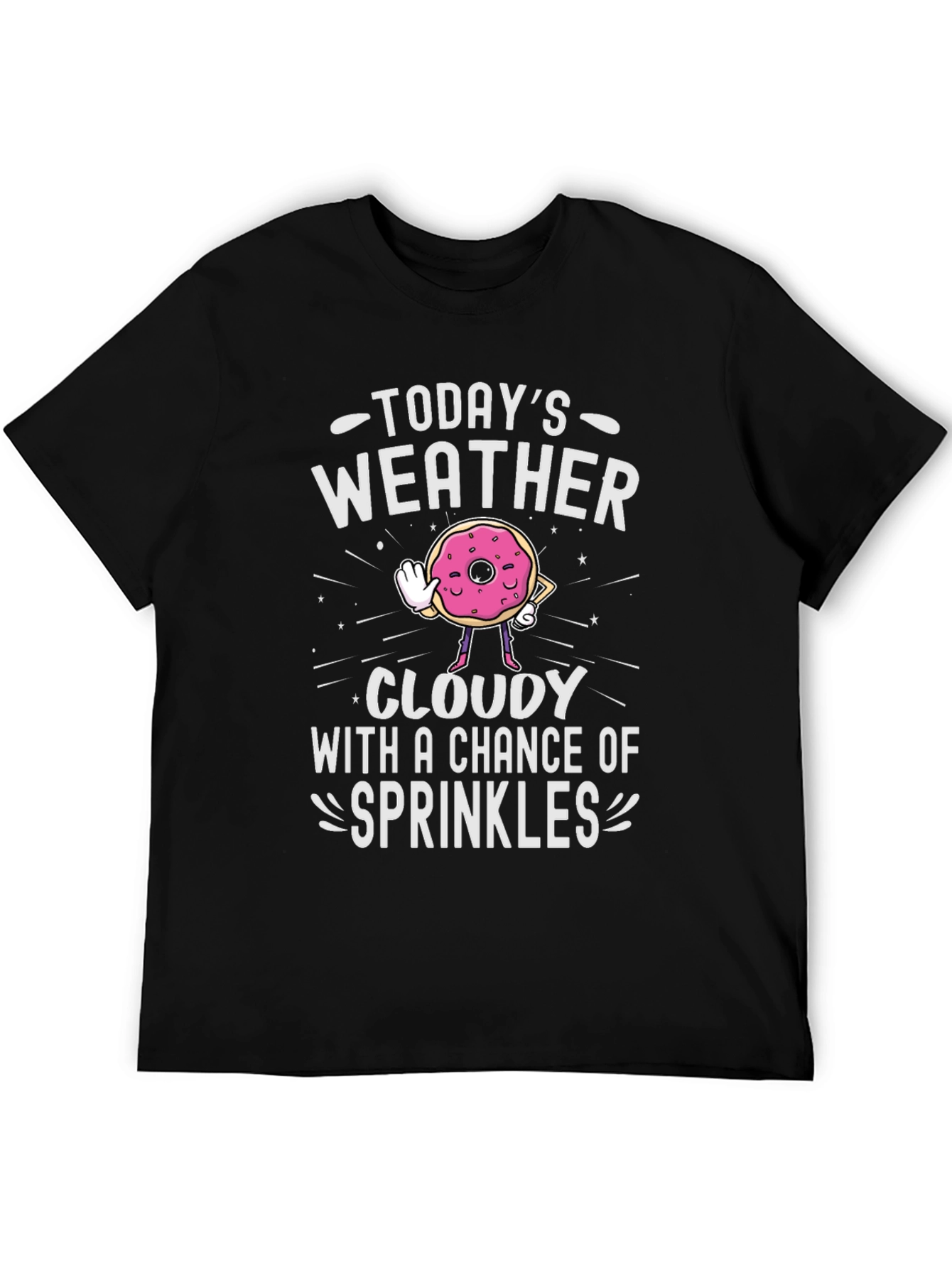 Todays Weather Donut Graphic Tee