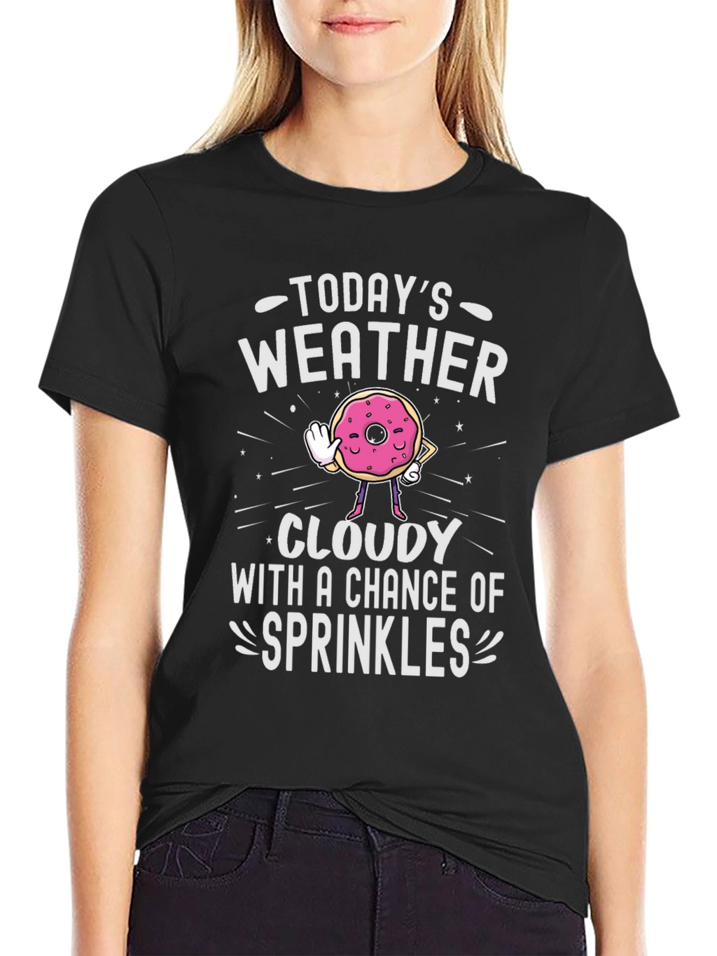 Todays Weather Donut Graphic Tee