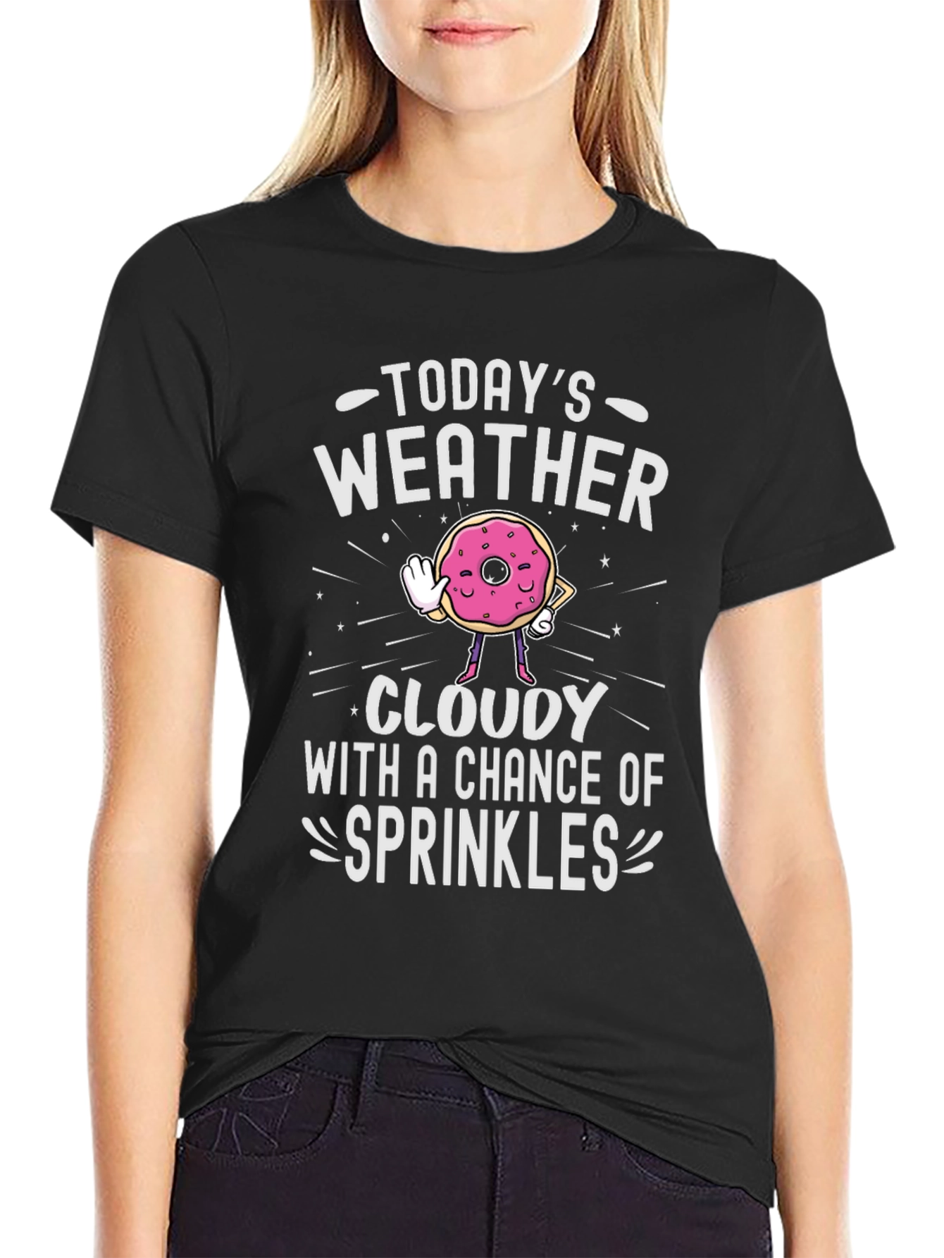 Todays Weather Donut Graphic Tee