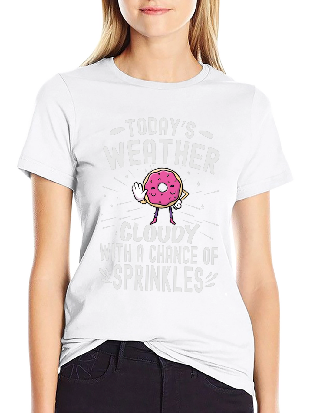 Todays Weather Donut Graphic Tee