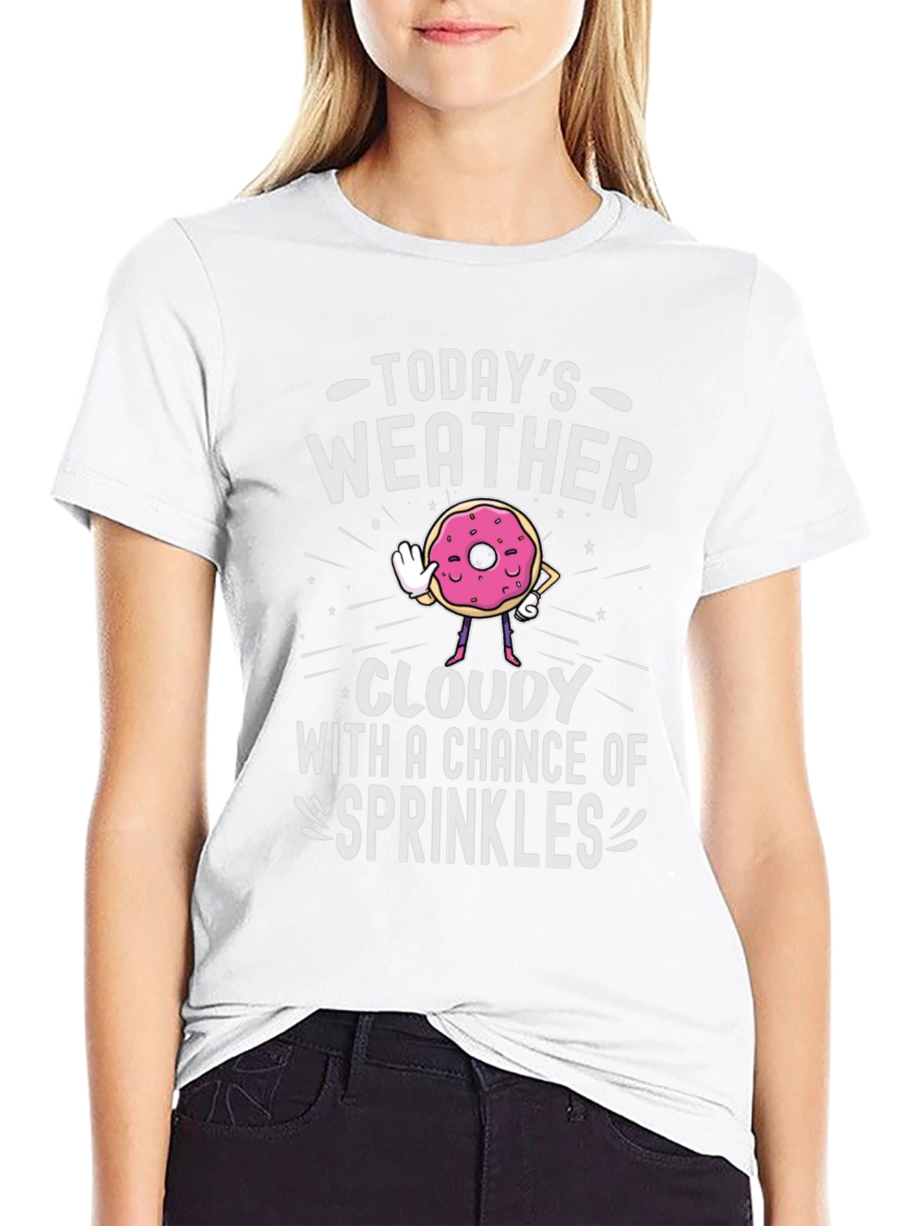Todays Weather Donut Graphic Tee