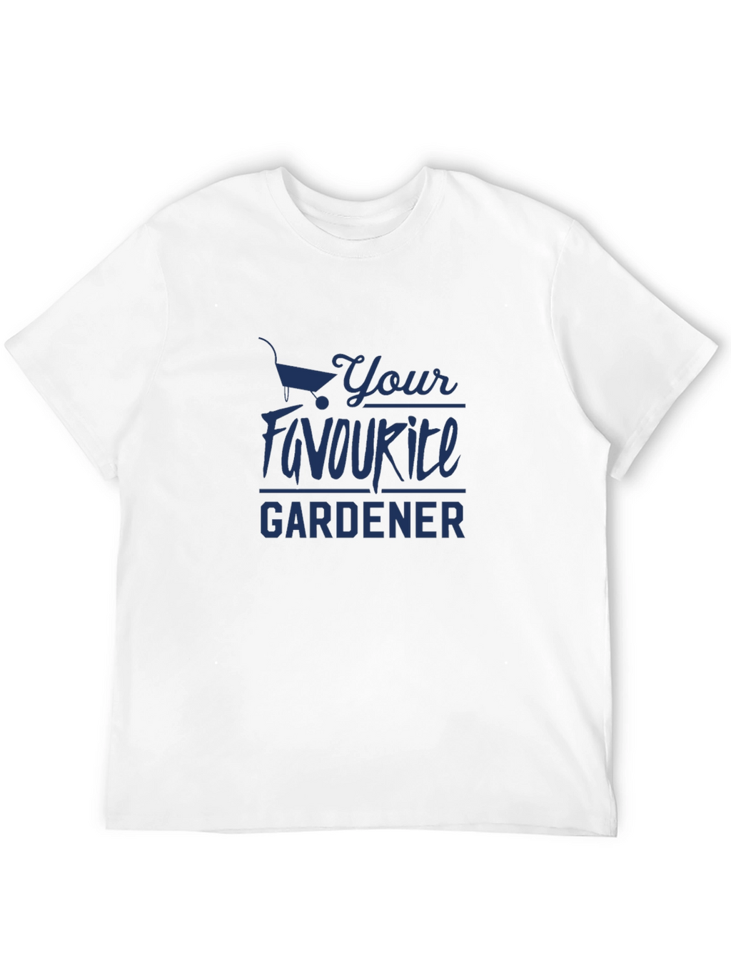 Your Favorite Gardener Black Graphic T-Shirt