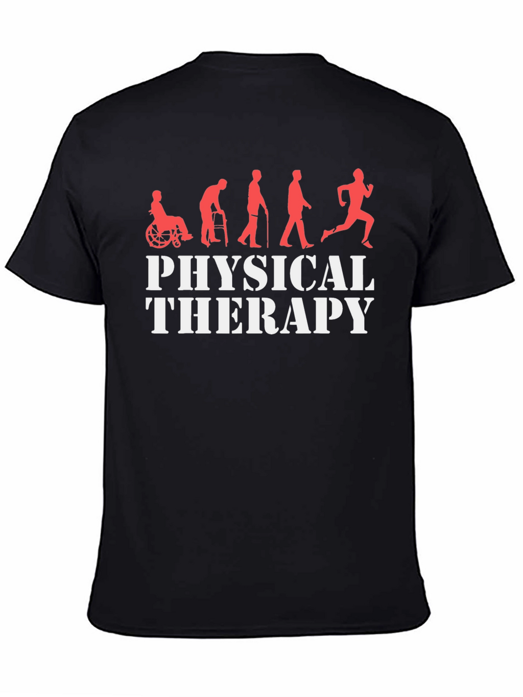 Physical Therapy Evolution Black T-Shirt