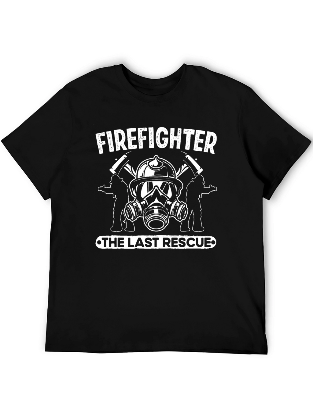 Firefighter Last Rescue Graphic Tee