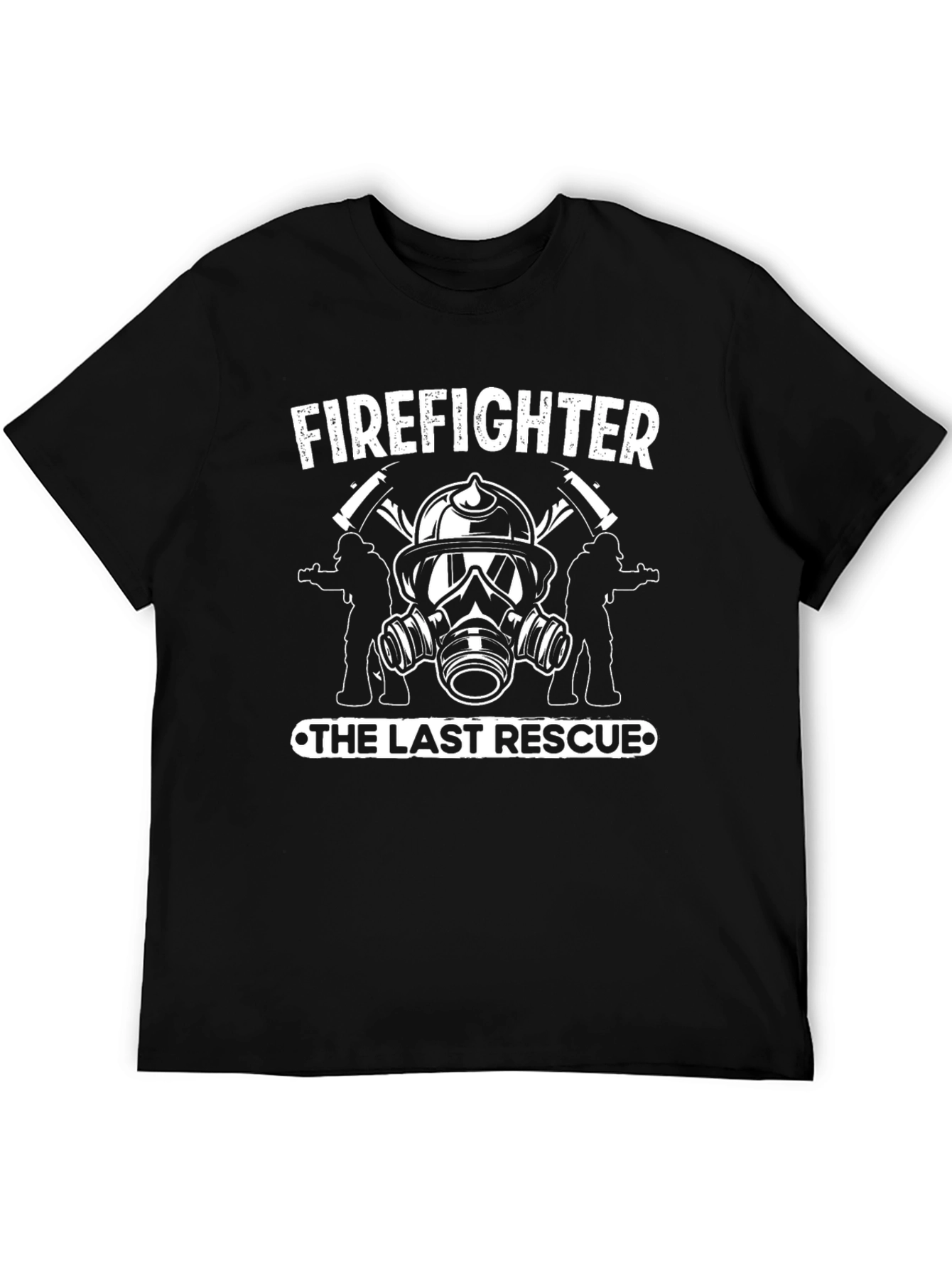 Firefighter Last Rescue Graphic Tee