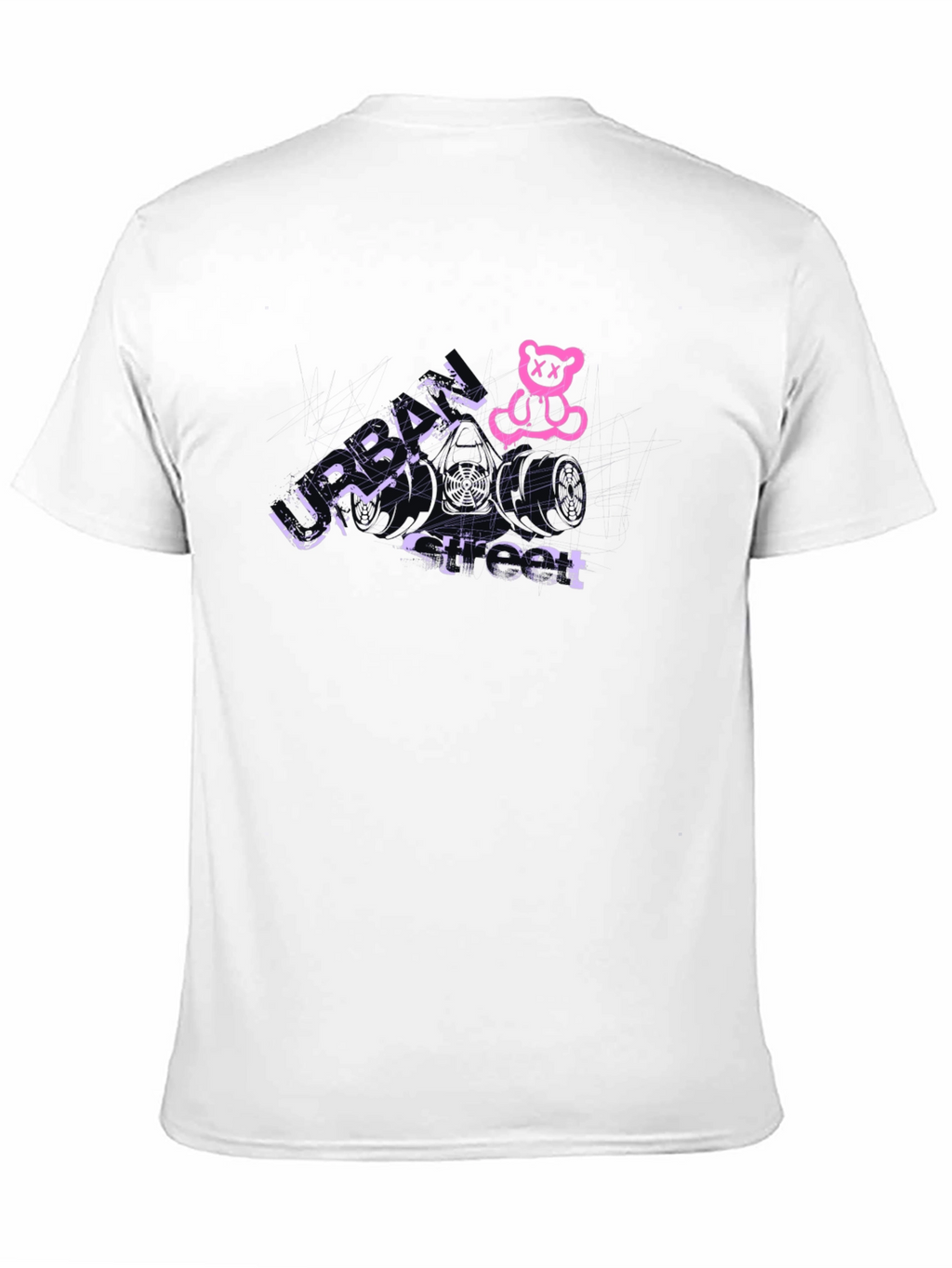 Urban Street Black Graphic Tee