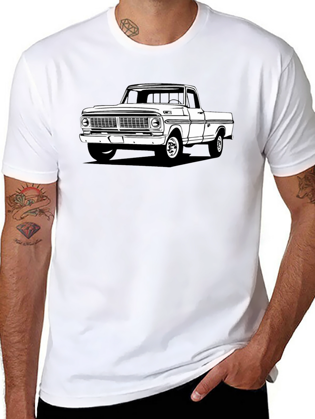 Classic Truck Graphic Tee - Black