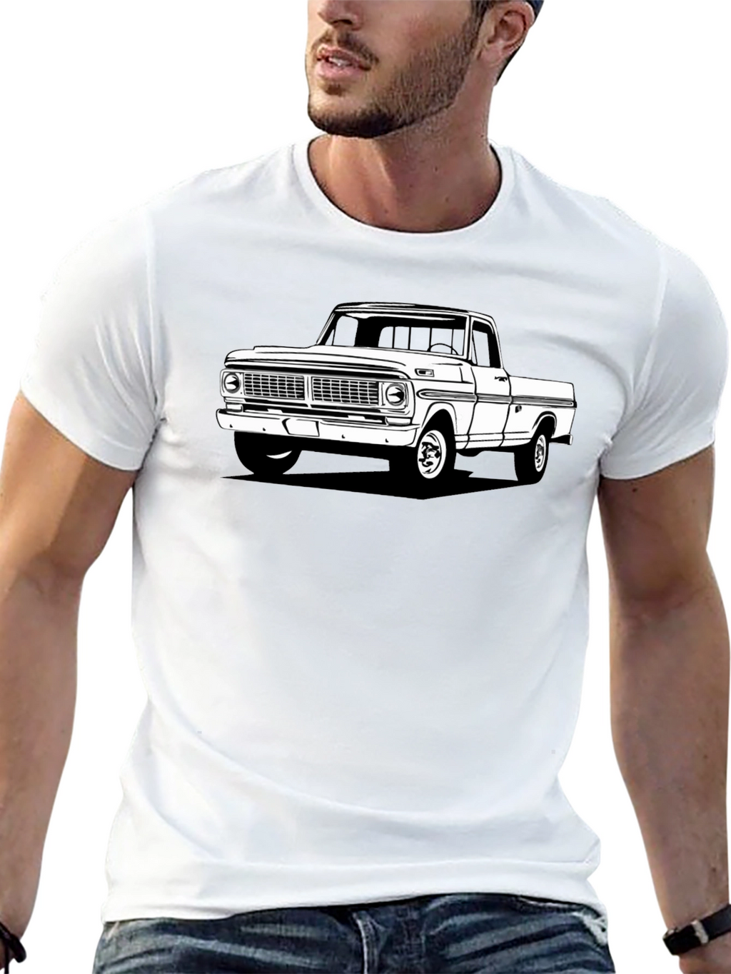 Classic Truck Graphic Tee - Black
