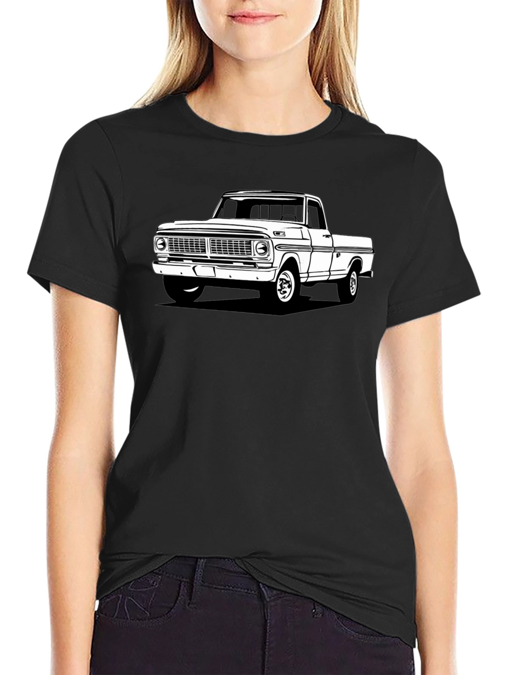 Classic Truck Graphic Tee - Black