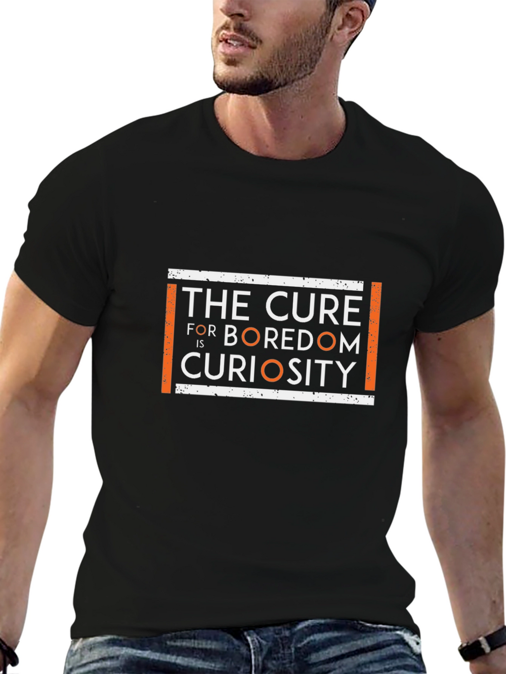 Cure for Boredom Curiosity Graphic T-Shirt