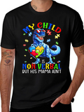 My Child is Non Verbal T-Rex Autism Awareness Tee