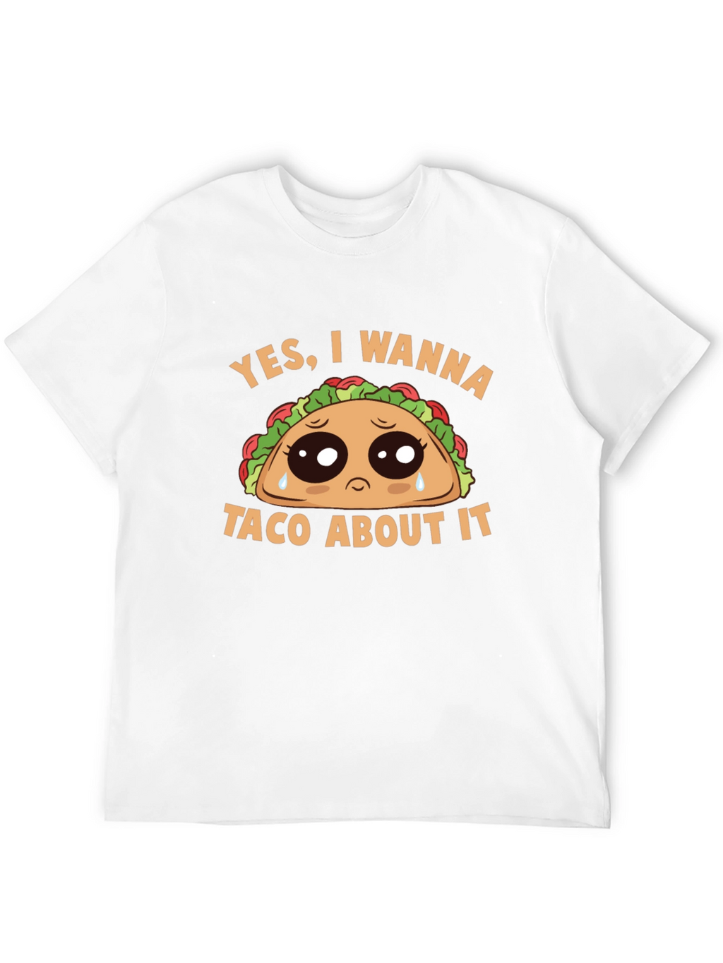 Sad Taco Graphic Tee - Wanna Taco About It?