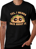 Sad Taco Graphic Tee - Wanna Taco About It?
