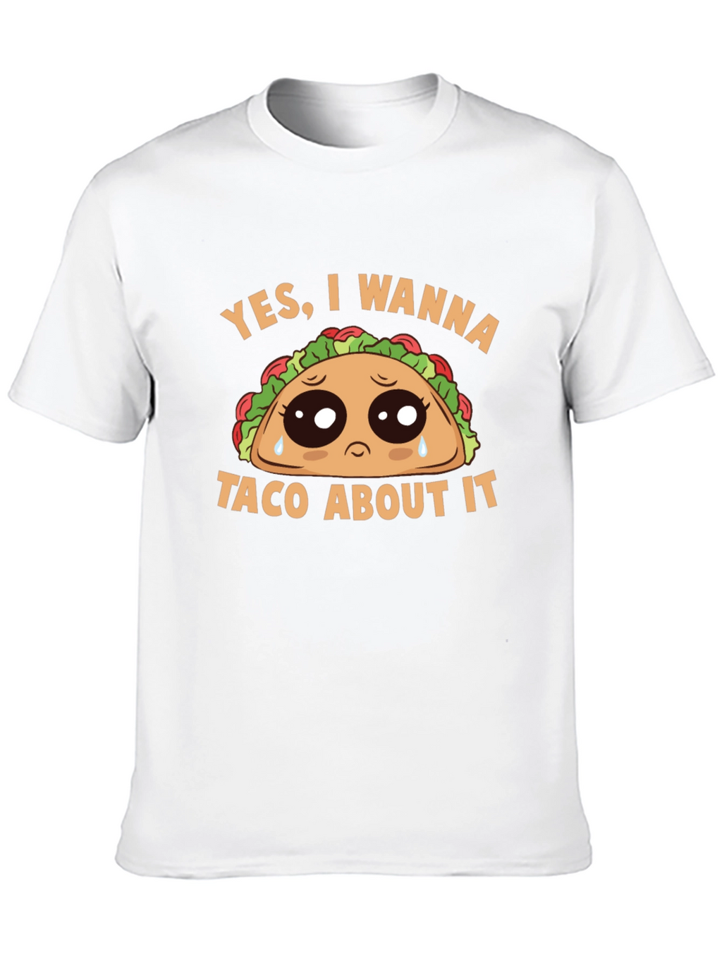 Sad Taco Graphic Tee - Wanna Taco About It?