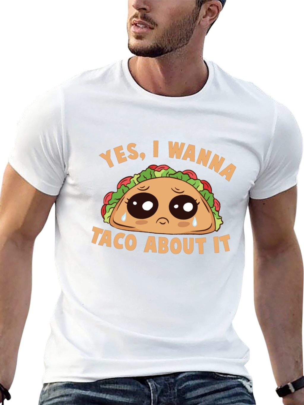 Sad Taco Graphic Tee - Wanna Taco About It?