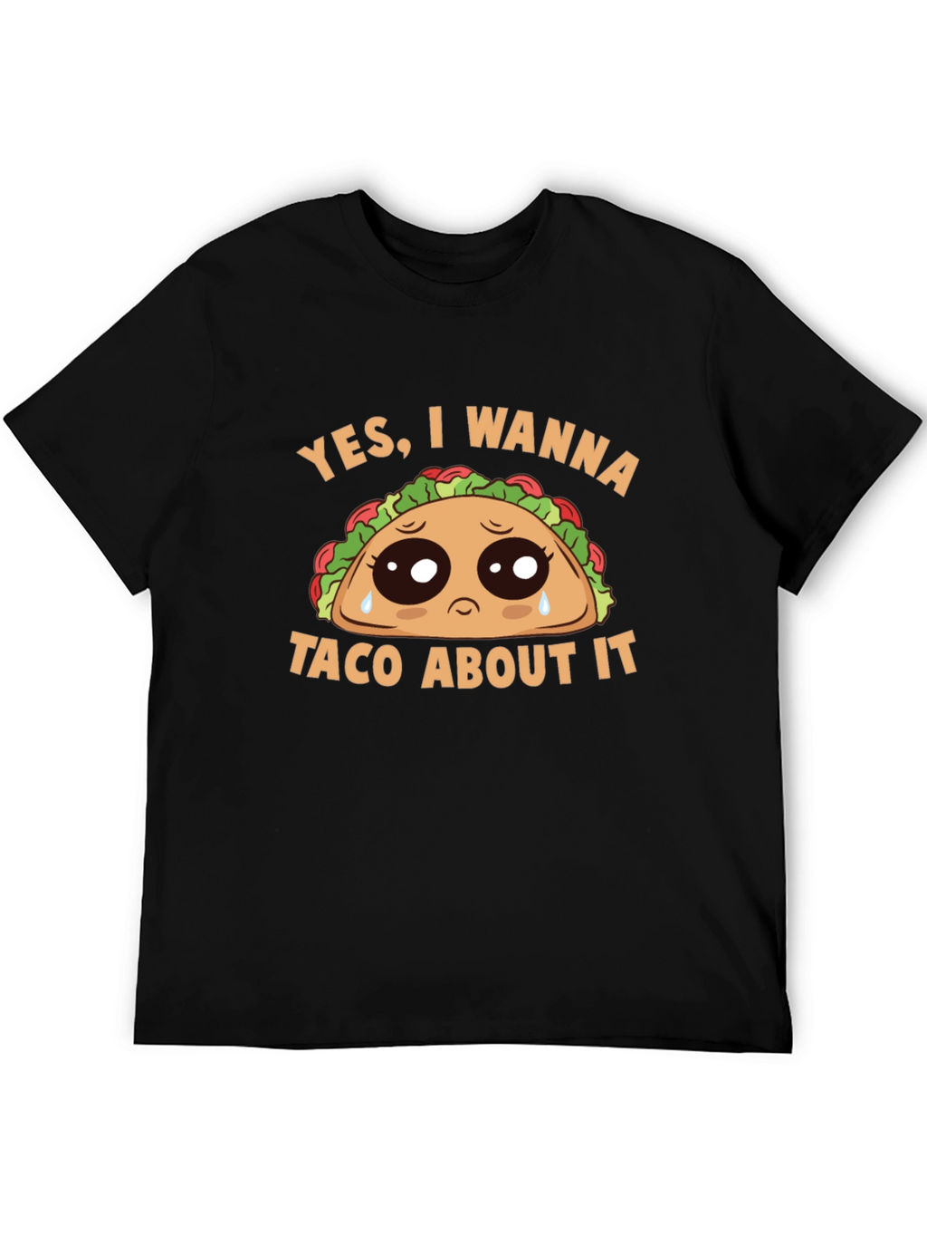 Sad Taco Graphic Tee - Wanna Taco About It?