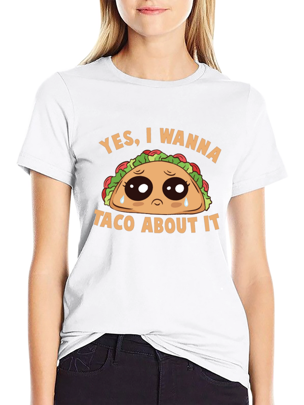 Sad Taco Graphic Tee - Wanna Taco About It?