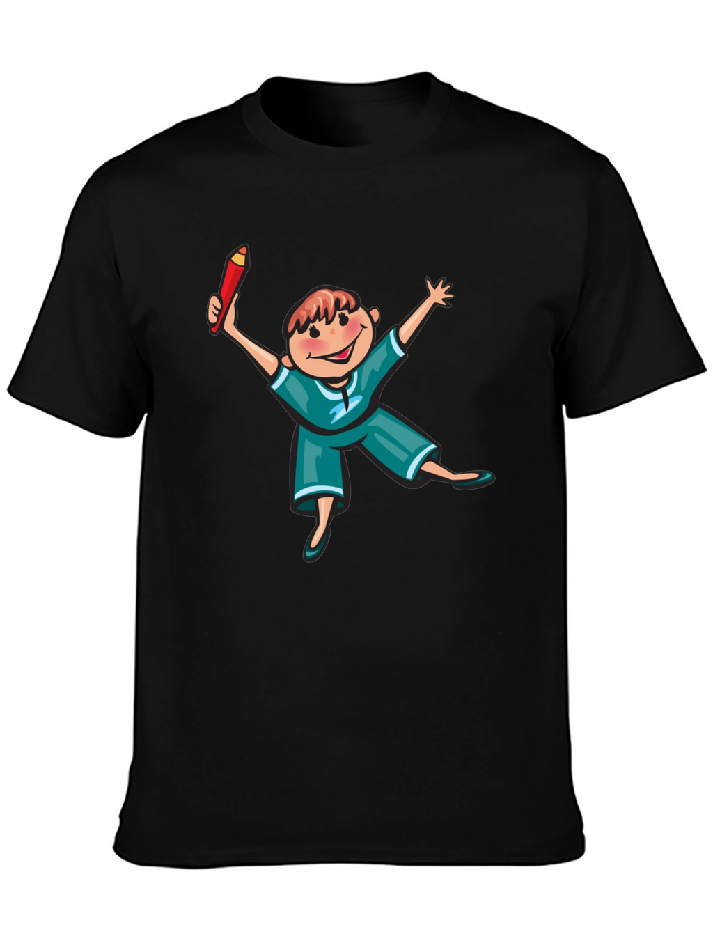 Playful Cartoon Boy T-Shirt