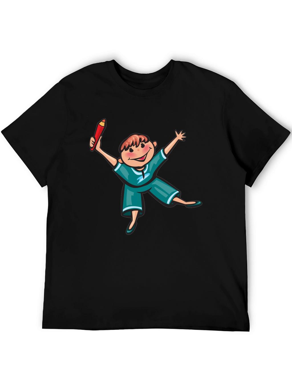 Playful Cartoon Boy T-Shirt
