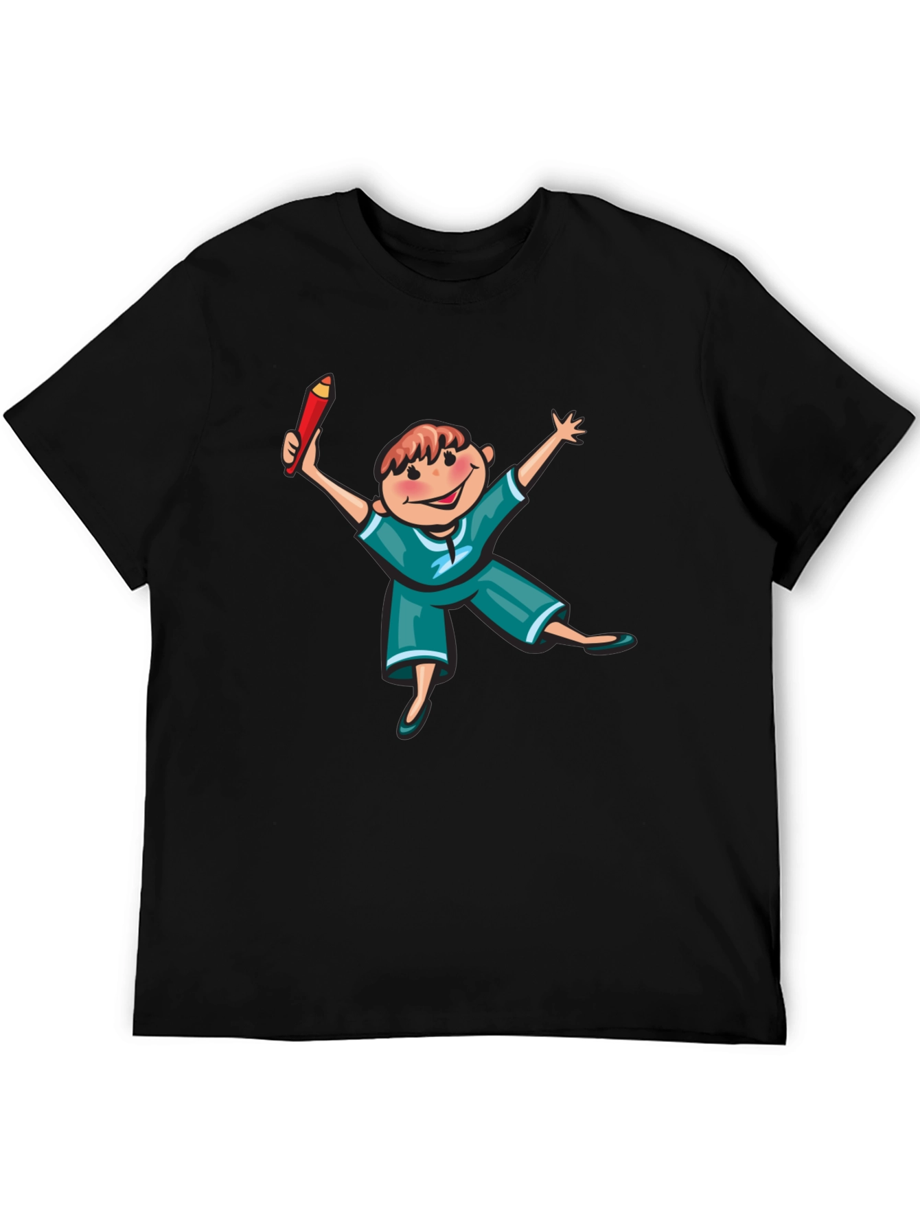 Playful Cartoon Boy T-Shirt