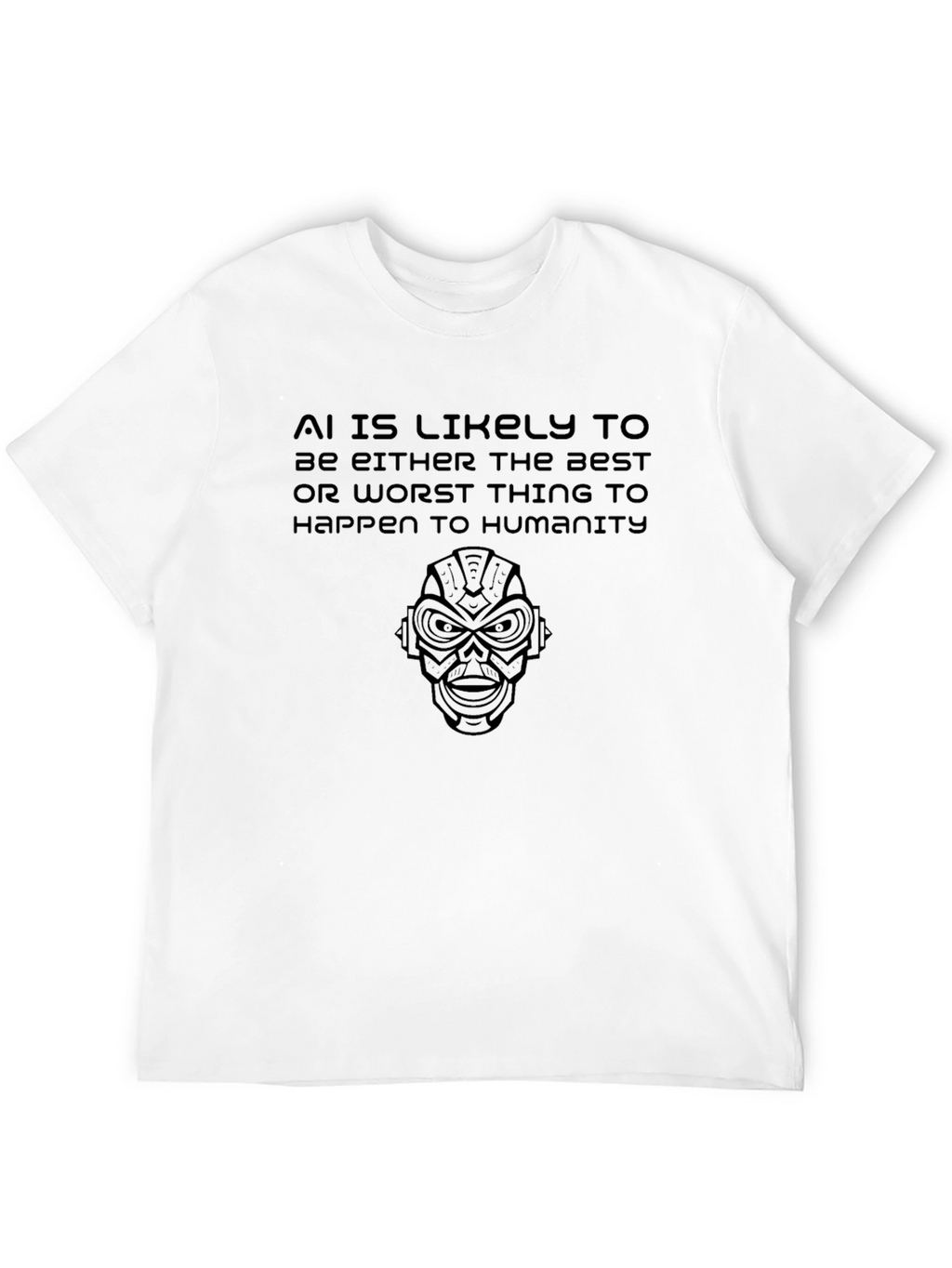 AI Humanity T-Shirt - Black