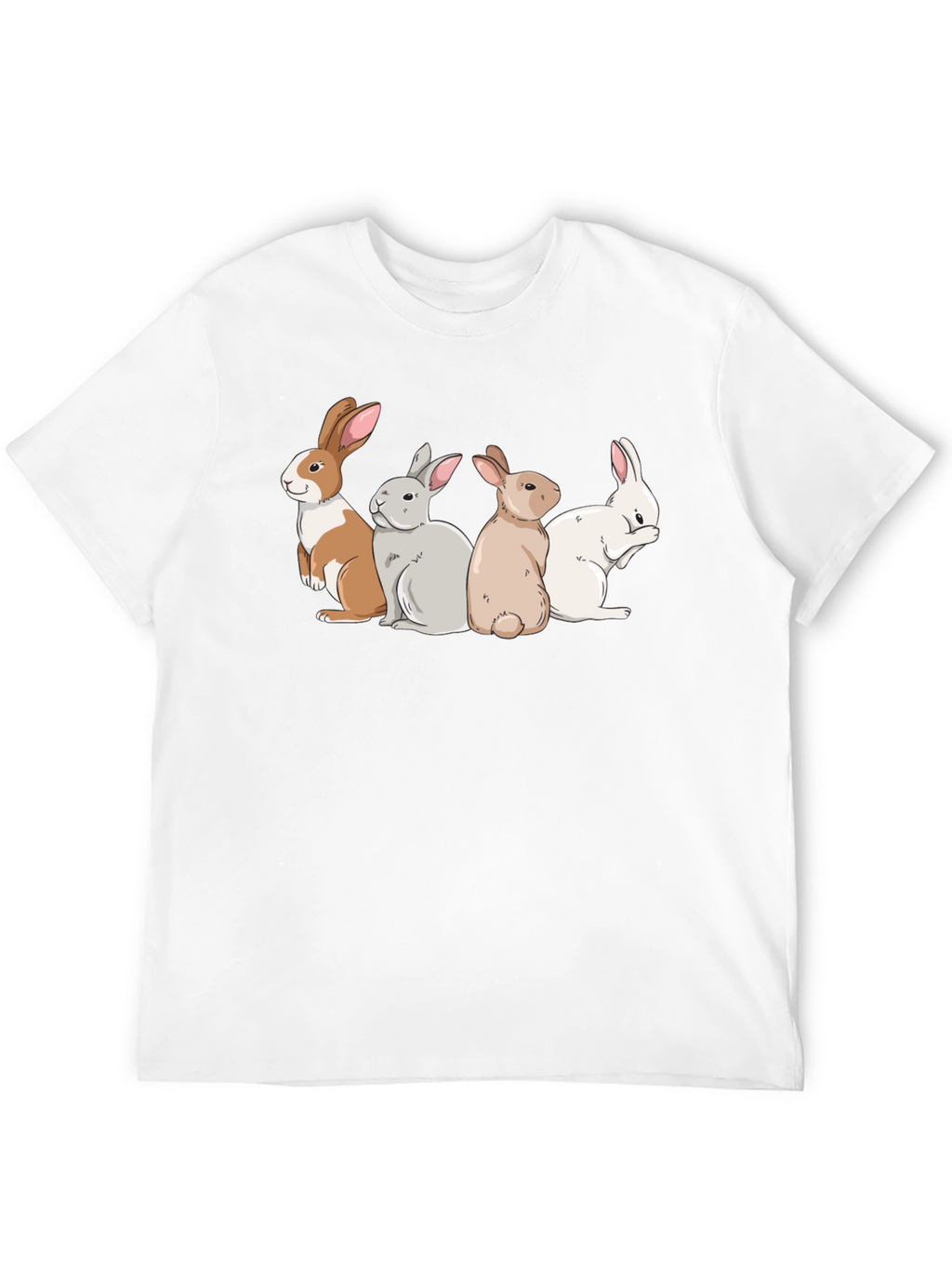 Bunny Squad Graphic Tee - Soft Cotton T-Shirt