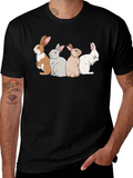 Bunny Squad Graphic Tee - Soft Cotton T-Shirt