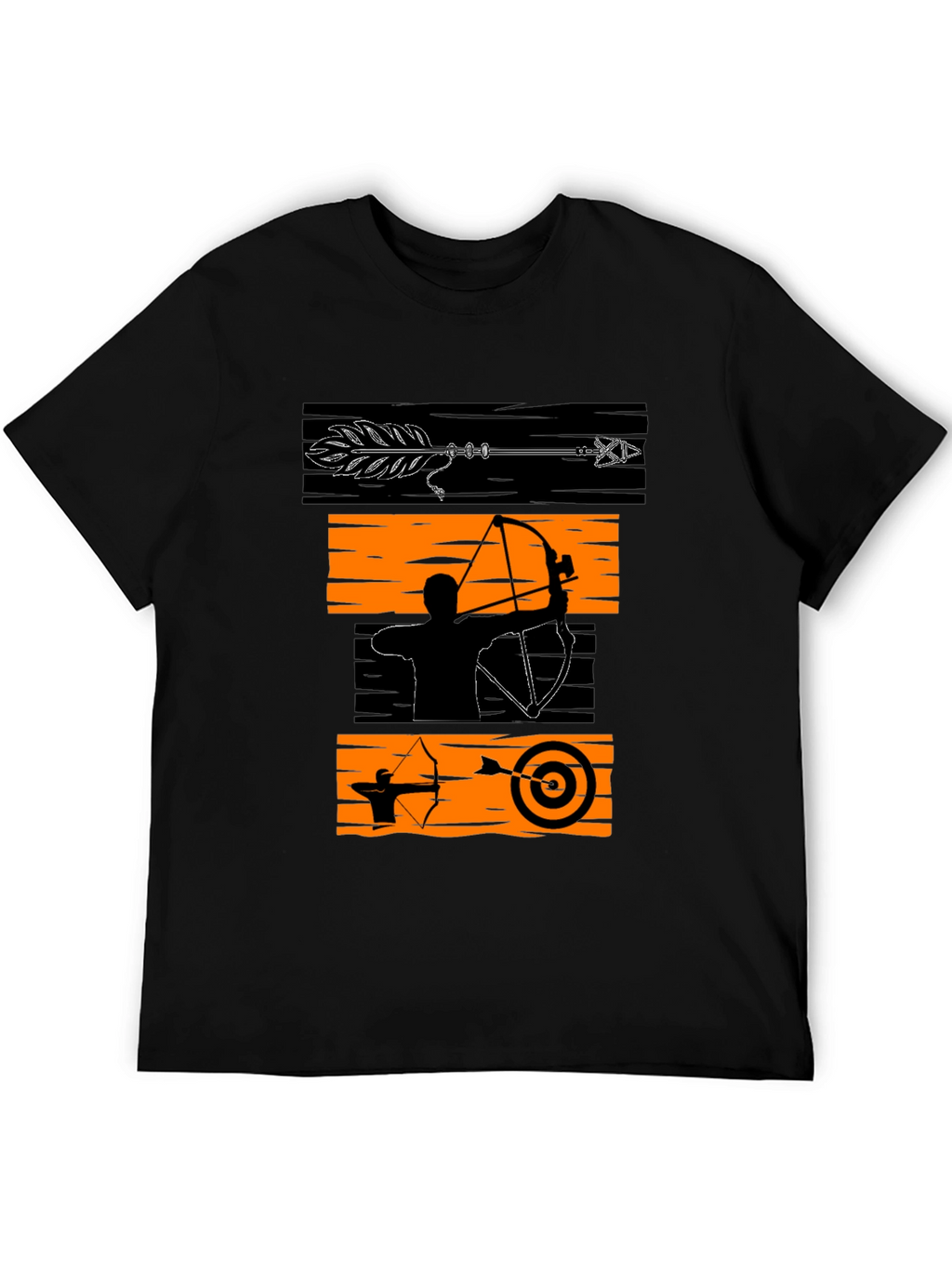 Archery Graphic Tee - Bow and Arrow Design T-Shirt