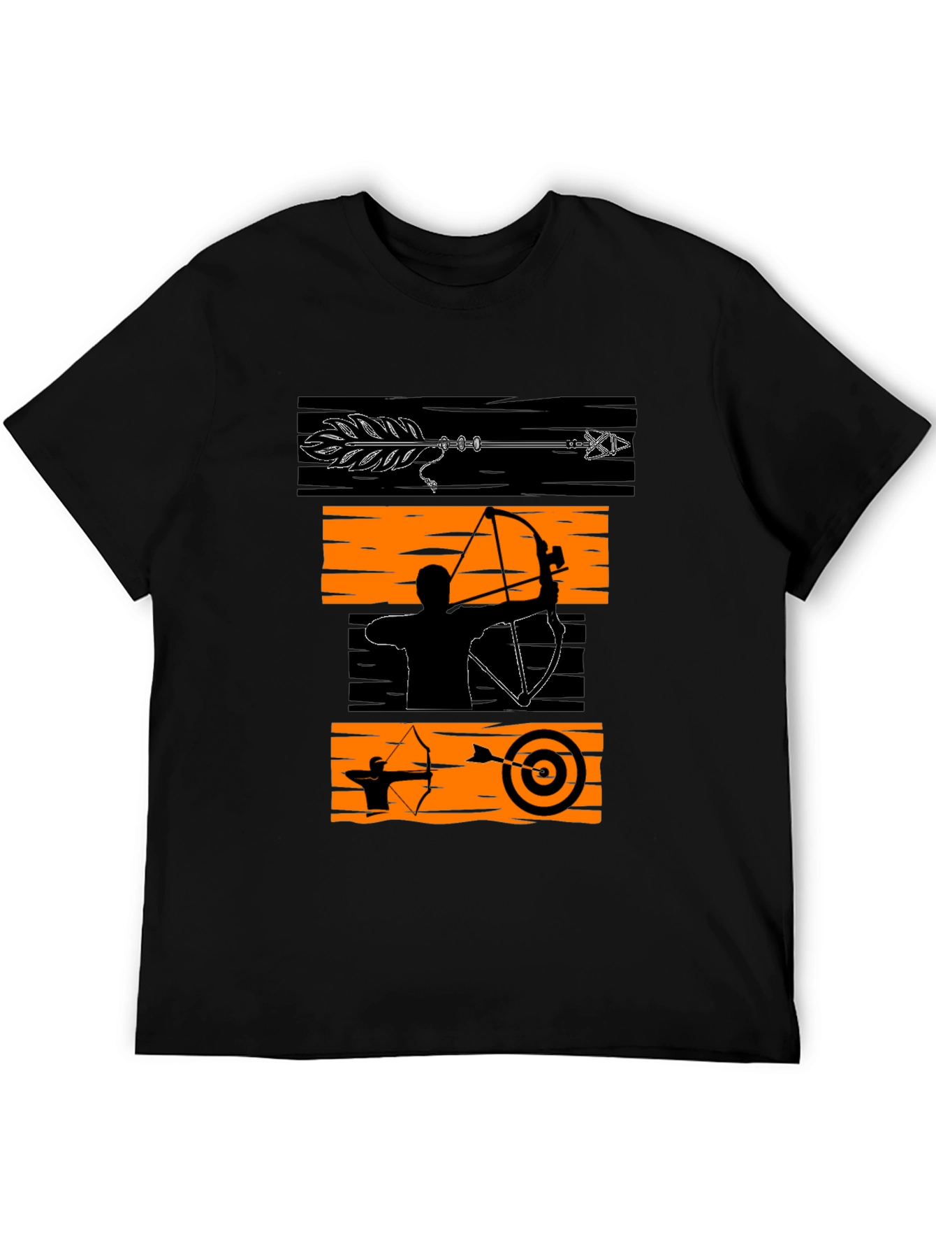 Archery Graphic Tee - Bow and Arrow Design T-Shirt